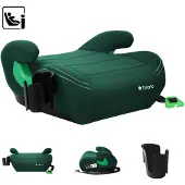 Tulano Cabby 25 Isofix Autostoelverhoger - Kinderzitje 125-150 cm - Groen