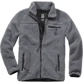 Brandit Fleece jas grijs