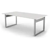 Kerkmann Büromöbelfabrik Konferenztisch Form 5, (B)2.000 mm, wit