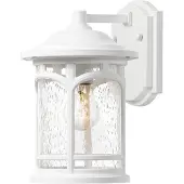 QUOIZEL LED Wand Buitenlamp Marblehead | 1X E27 Max 60W | IP44 | Dimbaar | White