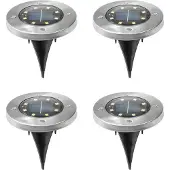 Huismerk Premium LED-Plafondlamp Op Zonne Energie Set - 4 Stuks