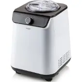 Primo Pr401im Roomijsmachine Met Compressor - 1,2l -Wit/zwart