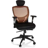 Hjh OFFICE VENUS BASE - High end bureaustoel Oranje / Zwart