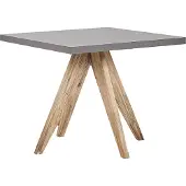 Beliani OLBIA - Tuintafel - Grijs - 90 x 90 cm - Vezelcement