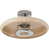 LINDBY Plafondlamp , Branford, dimbare, Beige, Woonkamer, Metaal, Vintage / Retro