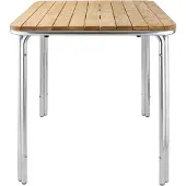 Bolero Stapelbare tafel Bolero, vierkant, essenhout, 72(h)x70(b)x70(d)cm, GL982