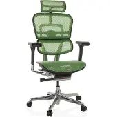 Hjh OFFICE Bureaustoel / Directiestoel ERGOHUMAN GEN2 Netstof groen