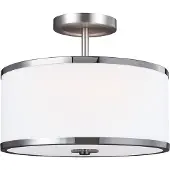 Elstead Lighting Plafondlamp Prospect Park, dimbaar, chroom / zilver, Woon-/ Eetkamer, metaal, plafondlamp