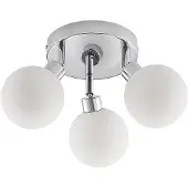 LINDBY Plafondlamp , Zaniba, dimbare, Metallic, Woonkamer, Metaal, Modern