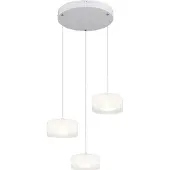 Globo Lighting Design Hanglamp Belinda 3 Lichts Wit