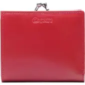 Esquire portemonnee New Silk Wallet Red donkerrood