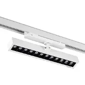 Arcchio Millay LED railspot wit 3000K, wit / opaal, Werkkamer / Kantoor, Aluminium, Modern, railverlichting
