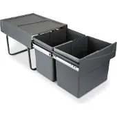 Emuca 8199523 2x15l Recyclebak