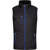 Regatta Heren Navigate Gewatteerd Hybride Gilet (Zwart/Nieuw Royal)