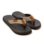 Brasileras Teenslippers 'Serenity' cognac / kaki