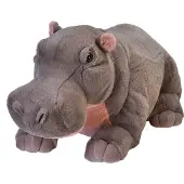 Wild republic Jumbo Cuddlekins Hippo Teddy 76 Cm Grijs Kinderen