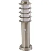 LINDBY sokkellamp Hanja, sensor, roestvrij staal, Ø 11,7 cm