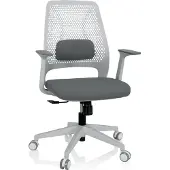 Hjh OFFICE PARFERIO W - Thuisgebruik bureaustoel Grijs
