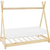ML-Design Kinderbed Milly | hout oranje 153x24x19 cm kinderbedden | NADUVI