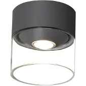 Konstsmide 7883-370 Varese Buitenplafondlamp LED 6 W Energielabel: G (A - G) Antraciet, Antraciet (mat)