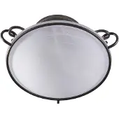LINDBY Plafondlamp , Rando, dimbare, Metallic, Woonkamer, Metaal, Landhuis / Rustiek