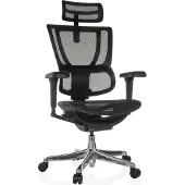 Hjh OFFICE Bureaustoel / directiestoel ERGOHUMAN SLIM ULTRA GEN2 mesh zwart