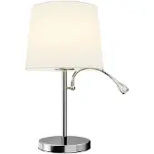 LINDBY Tafellampe , Benjiro, Metallic, Woonkamer, Stof, Modern