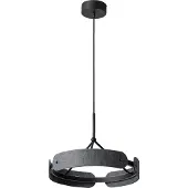 Osram Hanglamp Decor Curve Felt, alu / grijs / zink, Woon-/ Eetkamer, Textiel / Stof / Zijde, Modern