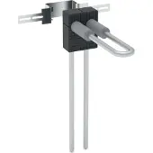 Geberit Pushfit L radiatoraansluitblok PE-Xb/Al/PE-HD hoogte 120mm afmeting 16mm