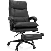 MyBuero Directiestoel RELAX CL 200 met voetenbank PU zwart hjh OFFICE