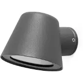 Faro Gina - wandverlichting - 11,5 x 15 x 9 cm - IP44 - donkergrijs