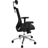 Hjh OFFICE PORTO MAX HIGH Leder - Professionele bureaustoel Zwart