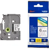 Brother Etiketten TZe, TZ TZe-111 PET Tapekleur: Transparant Tekstkleur:Zwart 6 mm 8 m