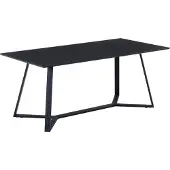 Möbilia tafel donkergrijs 180x75 cm