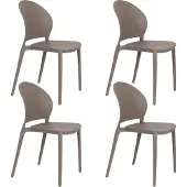 Housecraft living tuinstoel Sjoerd (set van 4)