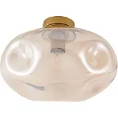 LINDBY Plafondlamp , Lelia, dimbare, Beige, Eetkamer, Glas, Designer