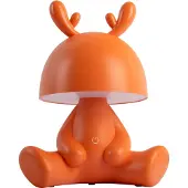 Leitmotiv Tafellamp Deer - Oranje - 22x17x27cm - Scandinavisch