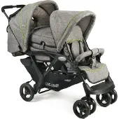 Chic 4 Baby Duowagen voor tweelingen, kleur: jeansgrijs; artikelnummer: 274 32