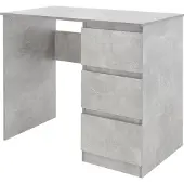 ML-Design Bureau Mella | mdf grijs 90x76x50 cm bureaus | NADUVI