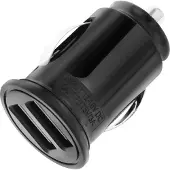 Avizar , universele autolader voor de sigarettenaansteker (1x 1A USB / 1x 2A USB), zwart