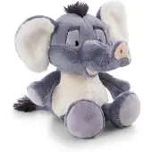 Nici Elephant El-flora Teddy 25 Cm Grijs Kinderen