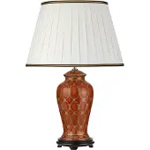 Elstead Lighting LED Tafellamp Datai | 1X E27 Max 60W | Terracotta and Gold