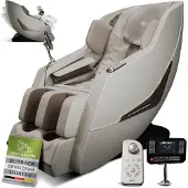 Juskys Massagestoel Paros - Incl. Volledige Lichaamsmassagefunctie - Beige