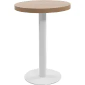 Prolenta Maison Exclusive - Bistrotafel, lichtbruin, 60 cm, MDF