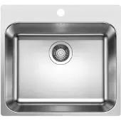 BLANCO Supra 500 - Spoelbak, 54x50 cm, geborsteld rvs 526354