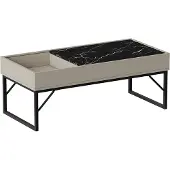 Vicco Lunero Salontafel – 105 x 50 cm Crème
