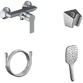 Ravak Solar - Douchekraan met accessoires, chroom X07S107
