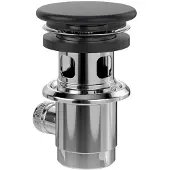 Villeroy & Boch - Wastafel afvoerplug, Pure Black 683600R7