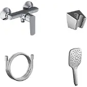 Ravak Life - Douchekraan met accessoires, chroom X07S111