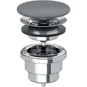 Villeroy & Boch - Niet-afsluitbare afvoerplug, grafiet 683500I4